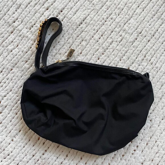 Moschino Vintage Black Wrist Strap Bag - Picture 6 of 8